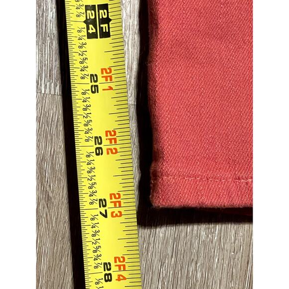 Levi's Jeans Womens 6M‎ Mid Rise Skinny Coral EUC - Picture 12 of 13